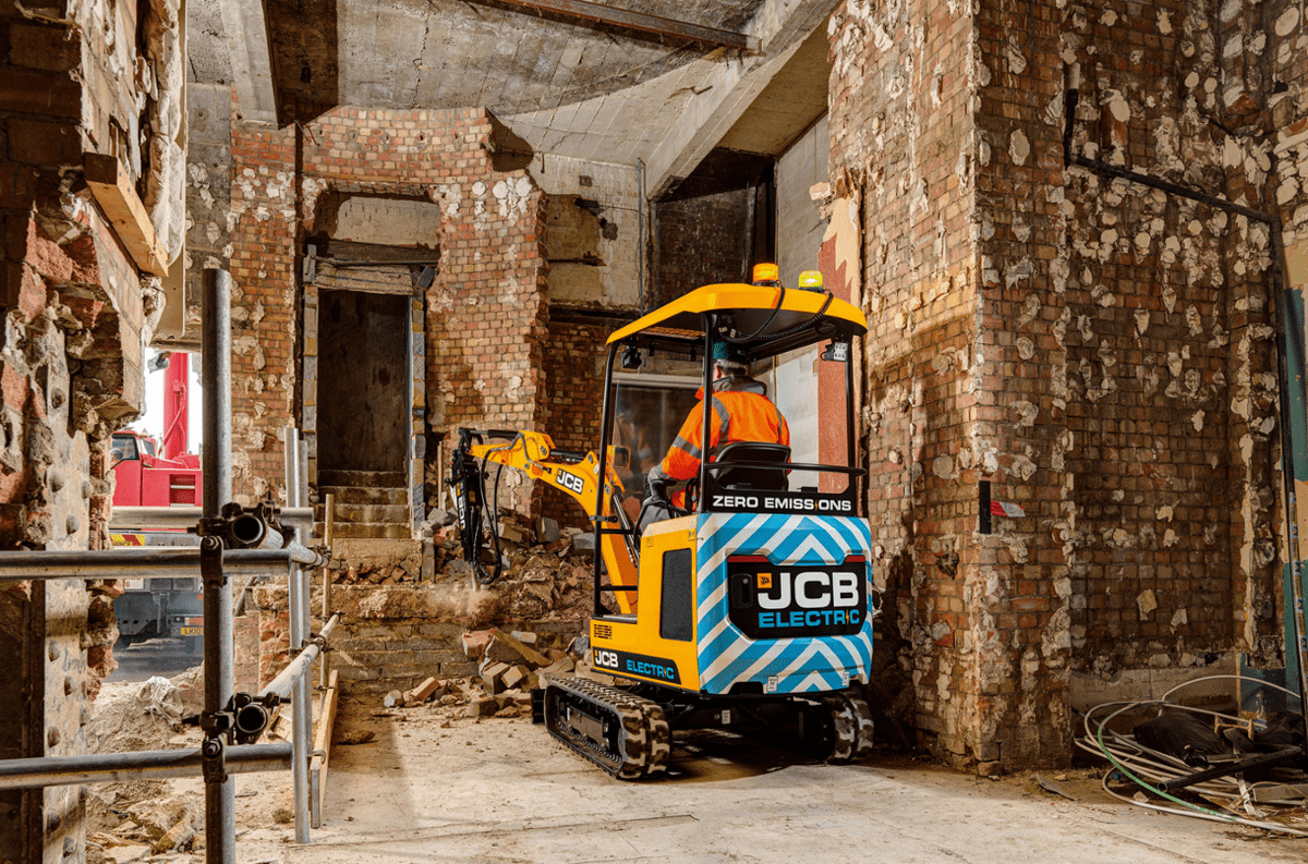 JCB 19C-1 ETECH elektrische minigraver